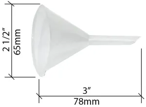 Small Plastic Funnel, 1 Unit