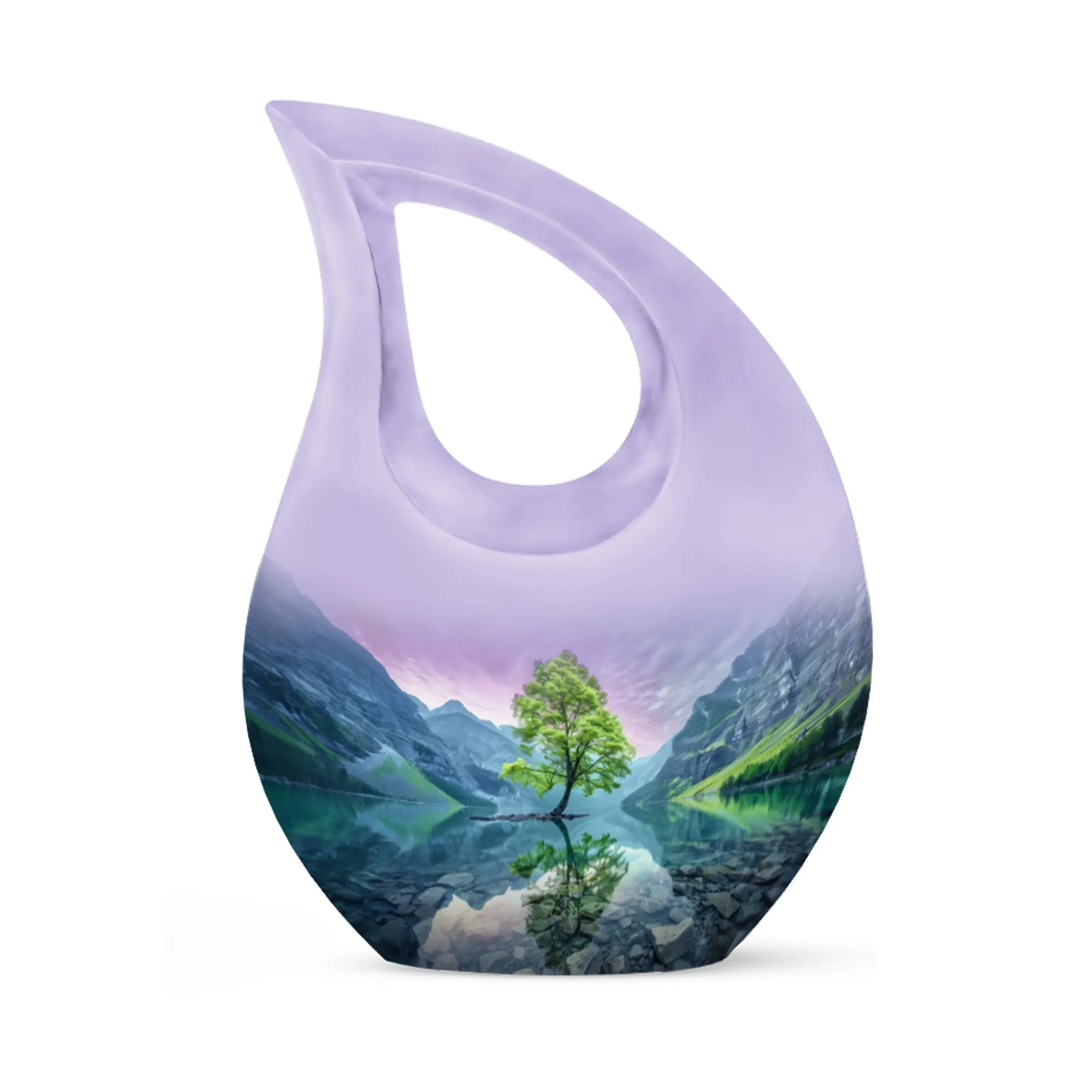 Stellar Aurora Borealis Memorial Urn - A Timeless Remembrance