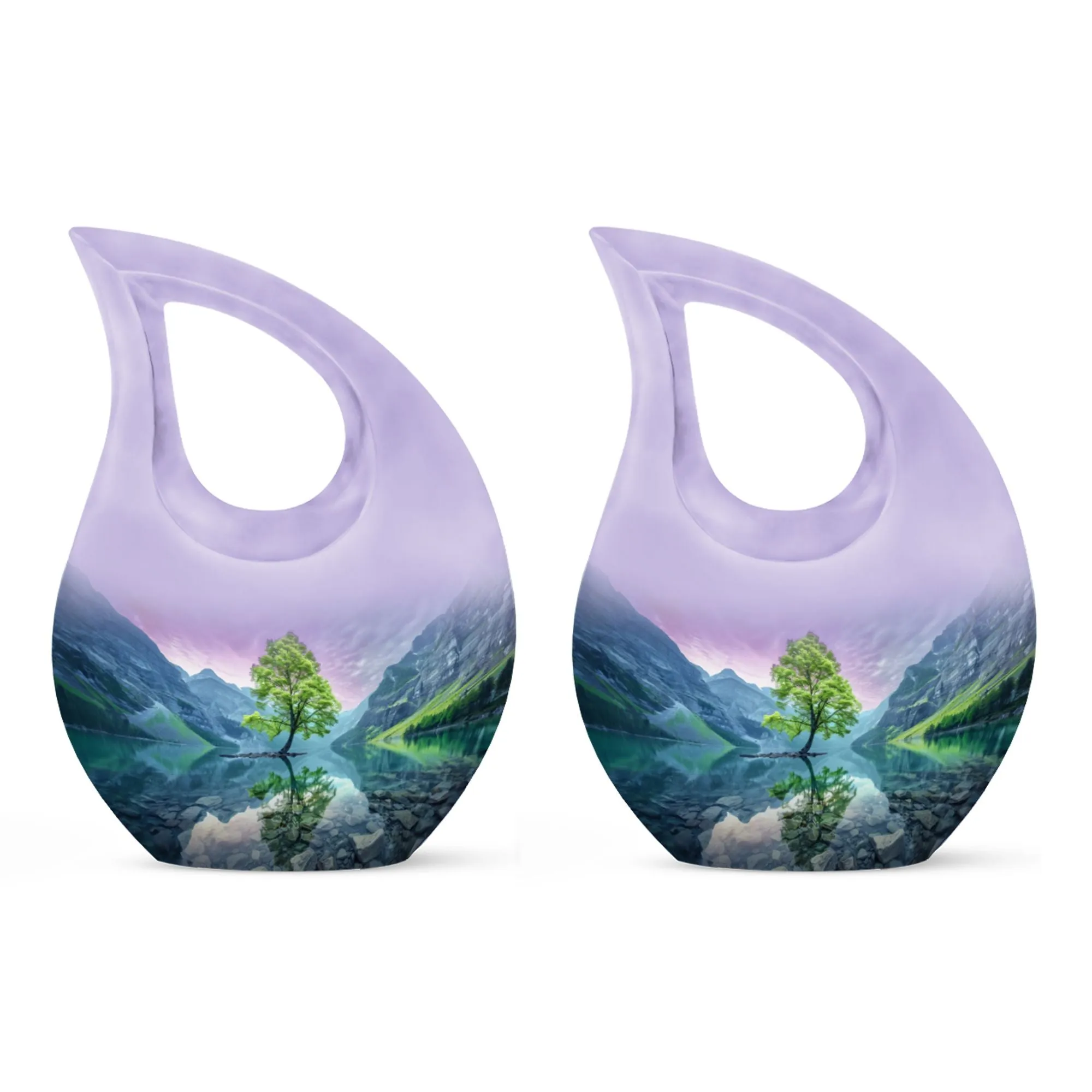 Stellar Aurora Borealis Memorial Urn - A Timeless Remembrance