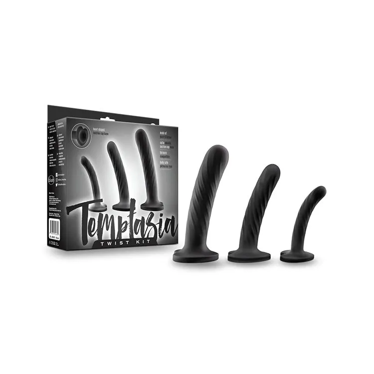 Temptasia Twist 3pc Dildo Kit