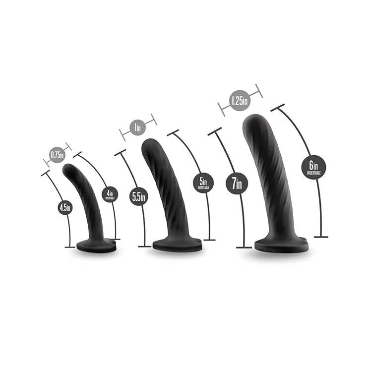 Temptasia Twist 3pc Dildo Kit