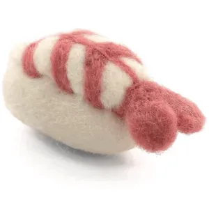 The Foggy Dog Wool nip Toy Prawn Nigiri Cat Toys