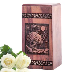 Tree Of Life, Biodegradable Ash Holder Urn For Human Adult