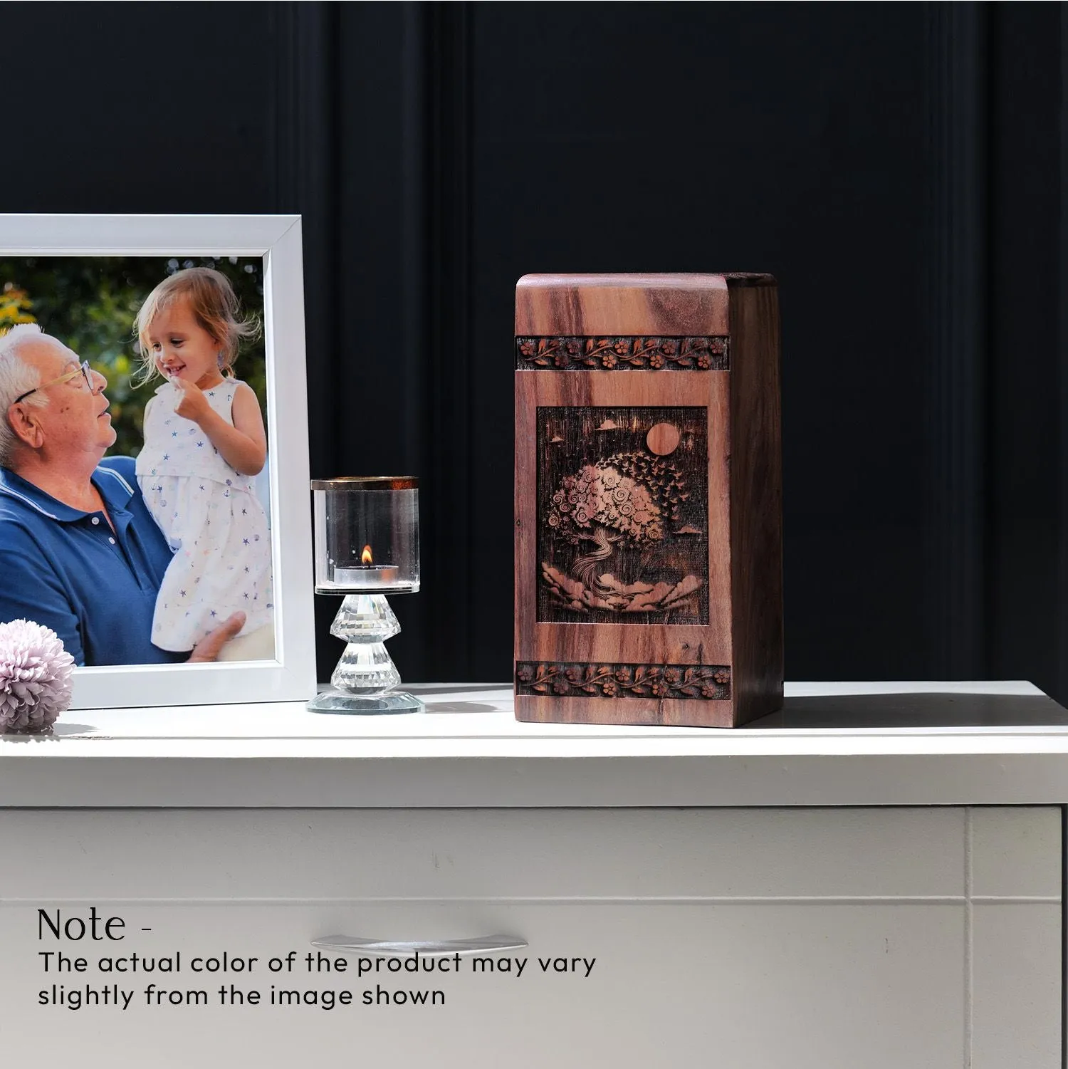 Tree Of Life, Biodegradable Ash Holder Urn For Human Adult