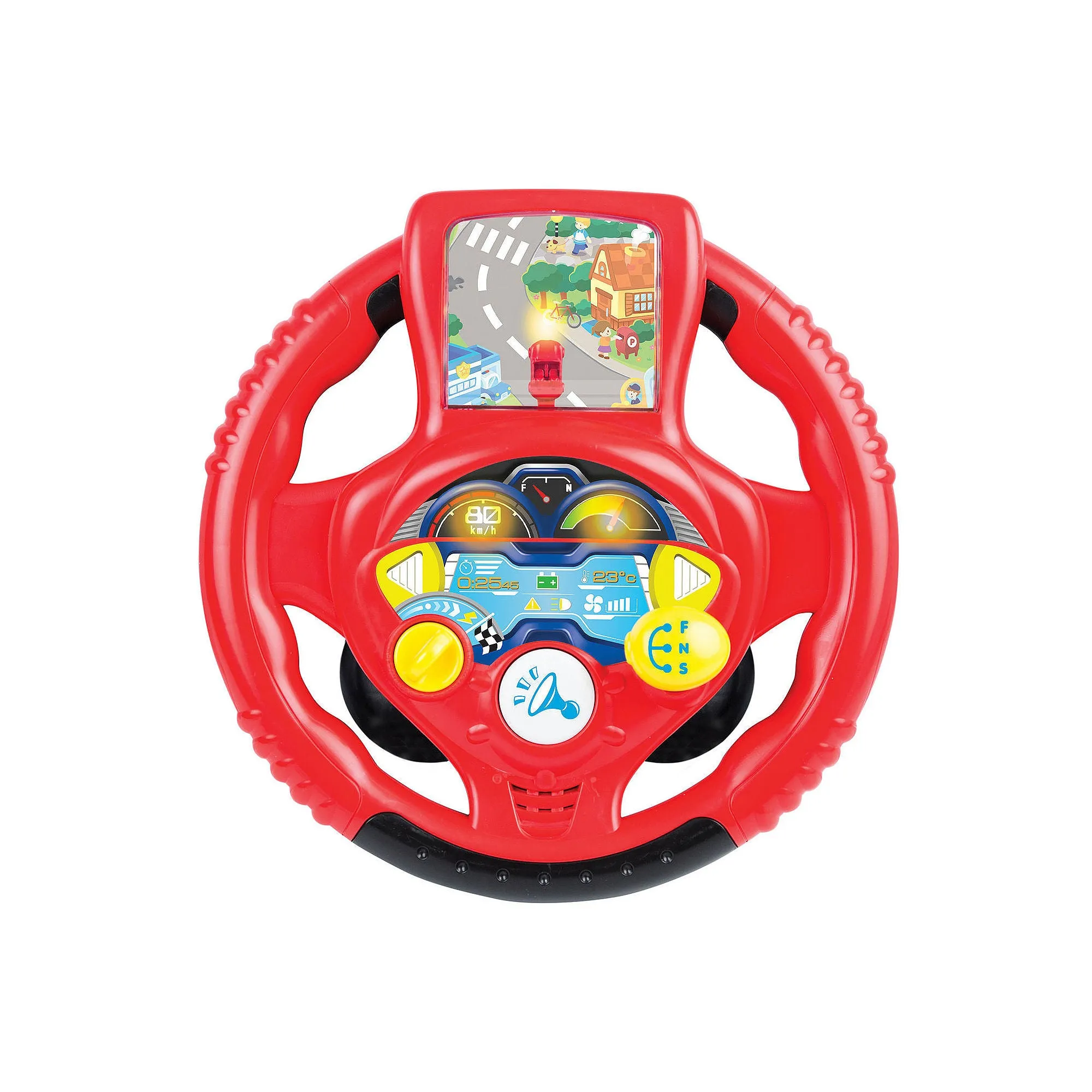 Winfun Superspeedster Steering Wheel - RED ONE SIZE